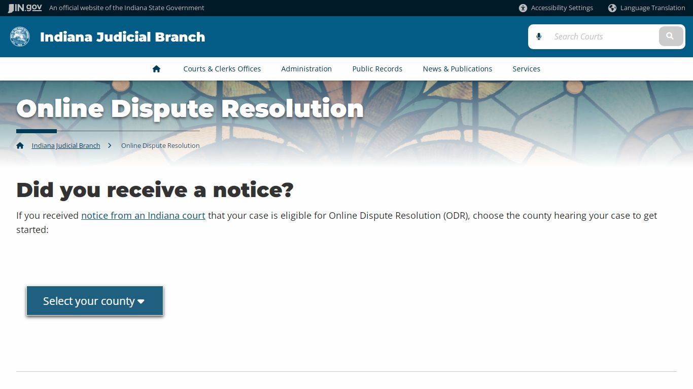Online Dispute Resolution - Indiana Judicial Branch